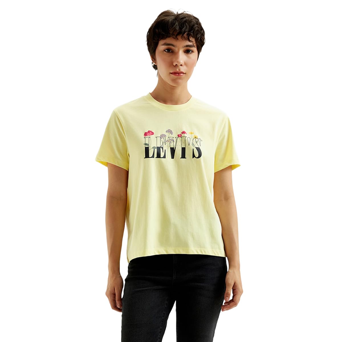 Levi's Women's Printed Regular Fit T-Shirt