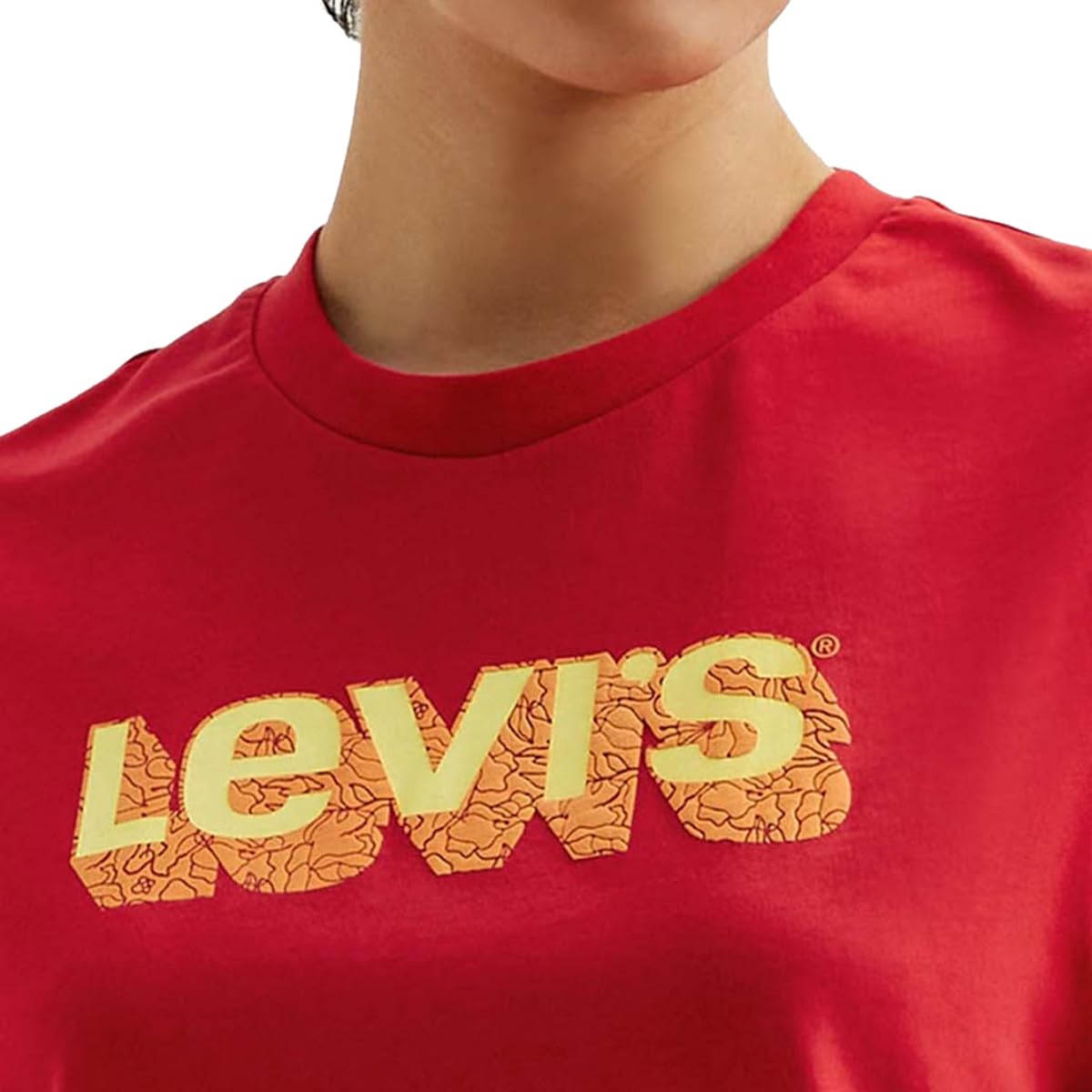 Levi's Women's Printed Regular Fit T-Shirt